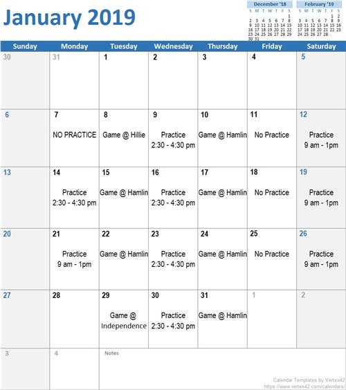 January  